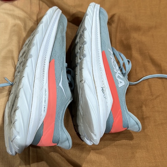 HOKA ONE ONE Blue / Coral Women's HOKA Mach 4 Training Shoes  SIZE 5.5B - Picture 8 of 11